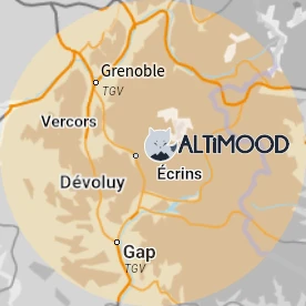 Mappa Gap Grenoble Alpi del Sud