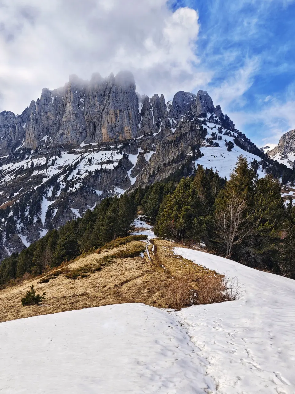 Col de l'Aupet in inverno - Chichilianne - Vercors